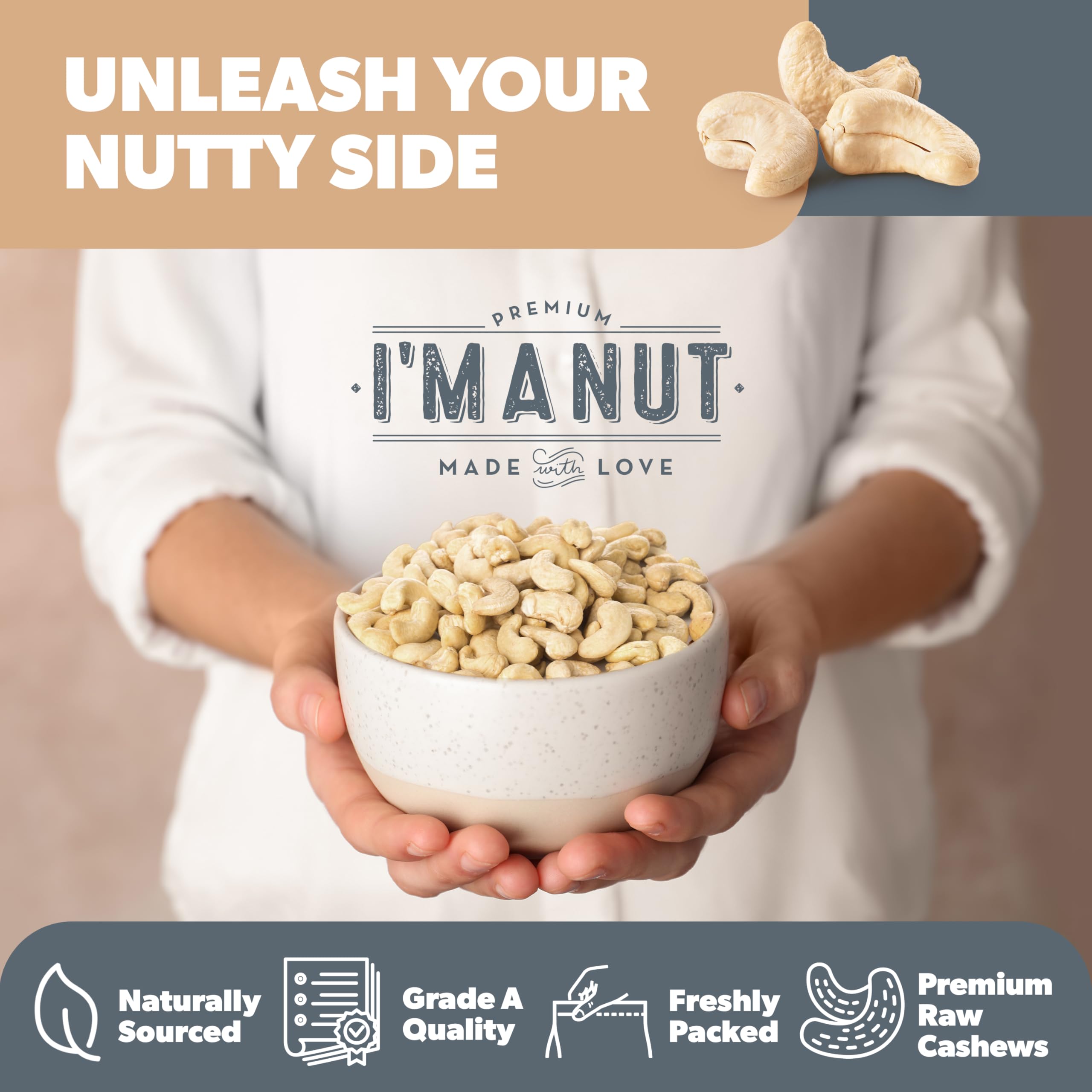 Cashews - Raw 1Kg Pack