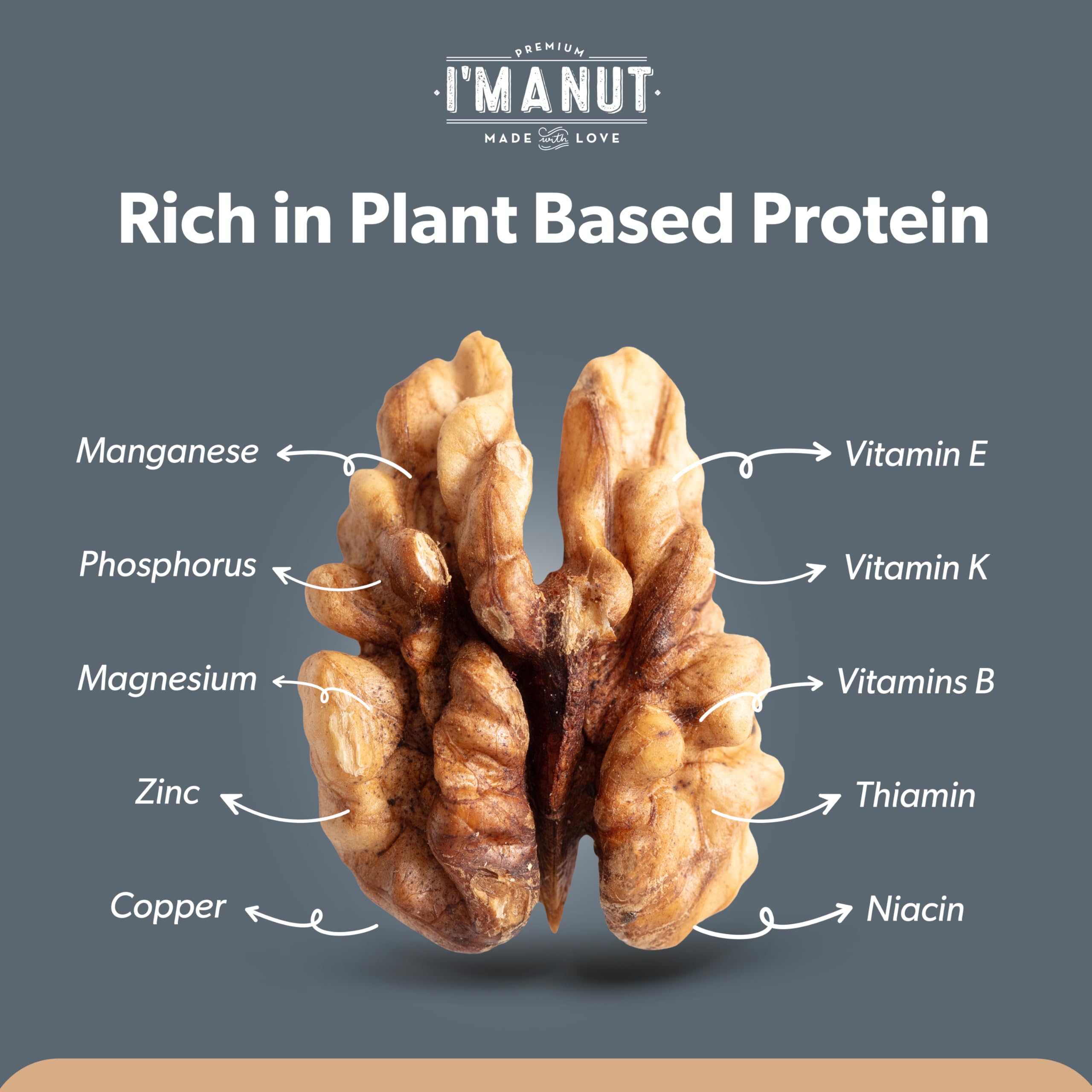 Walnuts - Chopped Raw 1Kg Pack